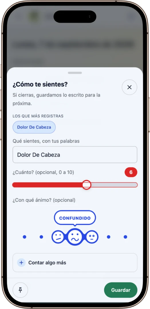 Salud Digital Toma de Síntomas